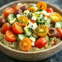 Mediterranean Quinoa Bowls Flavorful and Nutritious Meal