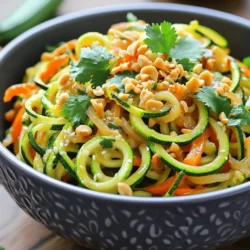 Zucchini Noodle Pad Thai Flavorful and Simple Recipe