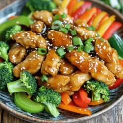 Honey Garlic Chicken Stir-Fry Flavorful and Quick Meal