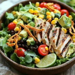 Savory Southwest Chicken Salad Quick and Easy Recipe