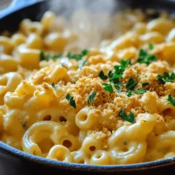 One-Pot Creamy Mac and Cheese Delightful Meal Idea