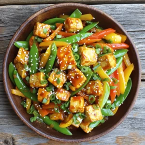 - 14 oz firm tofu - 2 tablespoons cornstarch - 2 tablespoons vegetable oil - 1 bell pepper, sliced - 1 cup snap peas - 1 medium carrot, julienned - 2 cloves garlic, minced - 1 tablespoon fresh ginger, minced - 1/4 cup sweet chili sauce - Sesame seeds - Fresh cilantro (optional) - 3 green onions, chopped Sweet Chili Tofu Stir Fry is a vibrant dish, and picking the right ingredients makes all the difference. You want firm tofu because it holds its shape well. Press the tofu to get rid of extra moisture. This step helps it crisp up nicely when cooked. Next, coat the tofu with cornstarch. This creates a crunchy outer layer. The vegetable oil is key for frying. Use enough to cover the pan, but not too much. For the veggies, I love using a mix of colors and textures. Bell peppers bring sweetness, while snap peas add a nice crunch. Carrots are great for their crispness and bright color. You can mix and match based on your taste. Now let&rsquo;s talk about flavor. Garlic and ginger are essential in this dish. They give a warm and spicy aroma. The sweet chili sauce ties everything together. It adds sweetness and a bit of heat. Finally, garnishing adds a nice touch. Sesame seeds sprinkle on top give a nutty flavor. Fresh cilantro brightens the dish, while green onions add a mild onion taste. This recipe is simple yet full of flavor. You can find the full recipe to guide you through each step. Enjoy making this delicious Sweet Chili Tofu Stir Fry! First, press the tofu to remove moisture. This step takes about 30 minutes. Place the tofu on a plate, then add another plate on top. Put something heavy, like a can, on top. After pressing, cut the tofu into 1-inch cubes. Place the cubes in a bowl and coat them with cornstarch. This coating gives the tofu a nice, crispy texture when cooked. Next, heat the vegetable oil in a large skillet over medium-high heat. Once the oil is hot and shimmering, add the coated tofu cubes. Pan-fry the tofu for 4-5 minutes. Keep turning the tofu until it turns golden brown and crispy. After cooking, take the tofu out of the skillet and set it aside on a plate. In the same skillet, add the sliced bell pepper, snap peas, and julienned carrot. Stir-fry the veggies for 3-4 minutes until they become tender but still crisp. Now, it's time to add flavor. Add the minced garlic and ginger to the skillet. Stir them for about one minute until they smell great. Then, return the crispy tofu to the skillet. Pour in the sweet chili sauce and soy sauce. Toss everything together gently for 2 minutes. Make sure the tofu and veggies are well-coated and heated through. To finish, drizzle sesame oil over the stir fry. Give it one last toss to mix in the flavor. Then, remove the skillet from heat. Now, garnish the dish with chopped green onions and a sprinkle of sesame seeds. If you want, add fresh cilantro for extra flavor and a nice look. You can find the full recipe for Sweet Chili Tofu Stir Fry to help with your cooking journey. Tofu can be soft and watery. Pressing it helps remove excess moisture. This step is key for getting crispy tofu. I suggest pressing for at least 30 minutes. After pressing, cut the tofu into cubes. Next, coat the cubes with cornstarch. This will create a crispy outer layer when cooked. Choose fresh, colorful vegetables for a vibrant dish. Bell peppers, snap peas, and carrots work great. Their crunch adds texture to the stir fry. Timing is also important. Add the firmer veggies first, like carrots, and then softer ones like snap peas. This keeps everything tender-crisp. Sweet chili sauce gives the dish its name and flavor. You can adjust the sauce to fit your taste. If you want it sweeter, add more. For a saltier kick, use soy sauce. A splash of sesame oil adds a nice finish. It brings warmth and depth to the dish. For more tips and the complete recipe, check out the [Full Recipe]. {{image_4}} You can swap tofu for chicken or shrimp. Both add great flavor and texture. Chicken cooks quickly and gives a nice bite. Shrimp is sweet and tender, perfect for this dish. If you want to keep it plant-based, try tempeh or seitan. Both options are high in protein and fit well in stir-fries. Feel free to get creative with sauces. Try teriyaki sauce for a sweeter taste. You can also add chili flakes or sriracha for heat. Mixing these flavors can change the whole dish. Just remember, a little spice goes a long way! Add different veggies for a fresh twist. Broccoli and bok choy are great choices. They cook well and add a nice crunch. You can also use seasonal vegetables like zucchini or asparagus. These swaps keep your stir-fry exciting and full of color. To keep your Sweet Chili Tofu Stir Fry fresh, store it right after cooling. Place it in an airtight container. This helps prevent it from drying out. The dish stays good in the fridge for about 3 to 4 days. Always label your container with the date. This way, you can track how long it has been stored. When it is time to enjoy your leftovers, you have two great options. You can use the microwave or the stovetop. If you choose the microwave, heat the stir fry in short bursts. Stir it every 30 seconds for even heating. This helps keep the tofu and veggies from getting soggy. If you prefer the stovetop, heat a pan over low heat. Add a splash of water or oil to keep it moist. Stir until everything is heated through. For busy days, meal prep is a smart choice. You can prepare your ingredients ahead of time. Chop the vegetables and cube the tofu. Store them in separate containers in the fridge. This keeps your veggies fresh. You can also pre-cook the tofu and store it in an airtight container. This way, you can quickly toss everything together for a fast meal. This method saves time while ensuring your dish tastes great every time. Check the [Full Recipe] for more tips on cooking! Yes, you can use frozen tofu. Freezing changes the texture. It becomes spongy, which helps absorb flavors. To prepare, thaw the tofu completely. Then, press it to remove excess water. After pressing, cut it into cubes and coat with cornstarch. This method works well for a hearty bite. Sweet Chili Tofu Stir Fry lasts about 3 to 5 days in the fridge. Store it in an airtight container. When you reheat it, make sure it&rsquo;s heated all the way through. If it looks or smells off, it&rsquo;s best to toss it. Always check before eating. This dish pairs well with many sides. Here are some options: - Steamed rice - Cooked noodles - Quinoa - Cauliflower rice - A simple salad These sides balance the flavors and make a complete meal. Absolutely! To make it gluten-free, use tamari instead of soy sauce. Check the sweet chili sauce for gluten-free labeling. Most cornstarch brands are gluten-free, but it&rsquo;s good to check. With these swaps, you can enjoy this dish worry-free. Sweet chili tofu stir fry is an easy and tasty dish. It combines tofu, fresh veggies, and bold flavors. You learned how to prepare and cook each ingredient, ensuring everything turns out great. Remember, crispy tofu and fresh veggies make all the difference. Feel free to try different proteins and sauces for variety. This recipe is a great base for meal prep, too. Enjoy your cooking and explore new twists on this delicious stir fry!