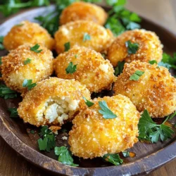- 1 lb (450g) boneless, skinless chicken breasts - 1 cup cauliflower florets - 1 cup panko breadcrumbs - 1/2 cup all-purpose flour - 2 large eggs - 1 teaspoon garlic powder - 1 teaspoon onion powder - 1 teaspoon smoked paprika - Salt and freshly ground black pepper - Cooking oil spray Each ingredient plays a key role in making your nuggets delicious. First, we have the chicken. It’s the star of the show! Boneless, skinless chicken breasts keep it lean and tender. Next is cauliflower. It adds nutrition and extra crunch. The coating mixture is crucial for that crispy texture. Panko breadcrumbs are lighter and crunchier than regular breadcrumbs. They give a lovely crunch. All-purpose flour helps the egg stick. Eggs act like glue, holding everything together. Seasoning brings flavor. Garlic powder adds a savory touch, while onion powder gives depth. Smoked paprika adds a hint of smokiness. Salt and black pepper enhance all the flavors. Finally, cooking oil spray helps achieve a golden brown finish. Using fresh ingredients is key. It enhances taste and makes cooking more fun. For the full recipe, check the details above. 1. Preheat your oven to 425°F (220°C). This makes sure your nuggets cook evenly. 2. Line a baking sheet with parchment paper. This helps prevent sticking and makes cleanup easy. 3. Take 1 cup of steamed cauliflower florets. Finely chop them until they are small. 4. In a large bowl, mix the chopped cauliflower with garlic powder, onion powder, smoked paprika, and a pinch of salt and pepper. Toss it well to coat all the pieces. 1. Set up your dredging stations. Use three bowls: one with 1/2 cup of flour, one with 2 whisked eggs, and one with 1 cup of panko breadcrumbs. 2. Start with a chicken piece. Coat it in flour first. Shake off any extra flour. 3. Next, dip the chicken in the egg wash. Let any excess drip off. 4. Finally, roll the chicken in the panko breadcrumbs until fully coated. 5. Add the chopped cauliflower to the breadcrumb bowl. Toss it gently to mix. Press each chicken piece into this mixture for a thick coating. 1. Arrange the coated chicken nuggets on the prepared baking sheet in a single layer. 2. Lightly spray them with cooking oil. This helps achieve that crispy finish. 3. Bake the nuggets for 15 to 20 minutes. Flip them halfway through to ensure even crispiness. 4. Look for a golden brown color to know they are fully cooked. Follow these steps for easy and crispy homemade chicken nuggets! For the full recipe, check the link. To get that perfect crunch, panko breadcrumbs are your best friend. They are light and airy, allowing air to circulate and create a crispy coating when baked. This is key for homemade chicken nuggets. Regular breadcrumbs can get soggy, but not panko. Another tip is to use cooking oil spray. A light mist over your nuggets helps them brown and crisp up. This simple step can make a big difference. It ensures a golden crust without using too much oil. You can switch up the flavors in your nuggets easily. Try adding different seasonings like Italian herbs, Cajun spice, or even curry powder for a fun twist. Each option can change the taste and make it unique. For dipping sauces, the sky's the limit! You can make a classic honey mustard or a spicy sriracha mayo. Try mixing yogurt with herbs for a refreshing dip. These variations keep the meal exciting and fun. Chicken nuggets pair well with many sides. Crispy fries or a fresh salad make great choices. You can also serve them with roasted veggies for a healthier option. For garnishing, think bright colors. Fresh parsley or cilantro can liven up your plate. A squeeze of lemon juice can add a zesty touch, making your dish even more appealing. For the full recipe, check out the full recipe section! {{image_4}} You can make chicken nuggets healthier by baking instead of frying. Baking gives a crispy texture with less oil. Preheat your oven to 425°F (220°C) for the best results. Using gluten-free breadcrumbs is another great option. This way, you can enjoy crispy nuggets without gluten. Look for chickpea or almond flour as substitutes to keep it light. Add some fun to your nuggets by changing the flavor. Try adding spices like chili powder or cumin to the coating. You can also mix in dried herbs, such as thyme or oregano, for a tasty twist. Want a cheesy bite? Grate some Parmesan cheese into the breadcrumb mix. You can even add finely chopped veggies, like spinach or carrots, for extra nutrition. Kids love fun shapes! Use cookie cutters to shape nuggets into stars or animals. This makes them more appealing. You can also serve them with a colorful plate and fun dipping sauces like honey mustard or ranch. Adding a side of carrot sticks or apple slices can make the meal even more exciting. Everyone loves a tasty nugget experience! You can find the Full Recipe for these nuggets to get started. Cooked chicken nuggets can stay fresh for up to four days in the fridge. Make sure they cool completely before storing them. Place the nuggets in an airtight container to keep them from drying out. When you want to reheat chicken nuggets, the oven works best. Preheat your oven to 375°F (190°C). Place the nuggets on a baking sheet and heat for about 10-15 minutes. This will help them regain their crispiness. You can also use the microwave, but be aware that they may turn soggy. To freeze uncooked nuggets, place them on a baking sheet in a single layer. This helps them keep their shape. Once frozen solid, transfer the nuggets to a freezer bag. Remove as much air as possible from the bag. For cooked nuggets, let them cool completely first. Then, use the same method of freezing them on a baking sheet. Once frozen, move them to a freezer-safe container. When you're ready to eat frozen nuggets, thaw them in the fridge overnight. For the best taste, reheat them in the oven at 375°F (190°C) for about 15-20 minutes. This method helps maintain their texture. To keep your chicken nuggets crispy while storing, avoid stacking them. Stacking can trap moisture and cause sogginess. Instead, layer them in the container with parchment paper in between. When freezing, use a vacuum sealer or freezer-safe bags to limit air exposure. This will help keep the nuggets dry and crispy. To achieve a crunchy exterior, use panko breadcrumbs. They are larger and create a better crunch than regular breadcrumbs. Another tip is to spray a light coat of cooking oil on your nuggets before baking. This helps them brown evenly and get crispy. For frying, use enough oil to cover the nuggets. Heat the oil until it's hot, about 350°F (175°C). Fry the nuggets in batches. Don't overcrowd the pan; give them space to cook evenly. Fry until they are golden brown, about 4-5 minutes on each side. Yes! You can use turkey, pork, or even tofu. If you choose turkey or pork, the cooking time may change. Turkey nuggets may need about 7-8 minutes in the oven. Pork usually cooks faster, so check them at 10 minutes. For tofu, ensure it's pressed well and cut into bite-sized pieces. Some popular sauces include honey mustard, BBQ sauce, and ranch dressing. You can also make a quick dipping sauce with mayo and sriracha for a spicy kick. For a twist, mix soy sauce with honey for a sweet and savory dip. Try different flavors like garlic aioli or even spicy ketchup! For more ideas, check out the Full Recipe. This recipe for chicken and cauliflower nuggets is simple and fun. You learned about key ingredients, the step-by-step process, and tips for making them crispy. Experiment with different flavors and serve them with your favorite sides. Remember, making healthy snacks is rewarding. Enjoy crafting these nuggets that everyone loves! Keep your storage tips in mind to maintain freshness. This will help you serve up delicious meals anytime. Happy cooking!