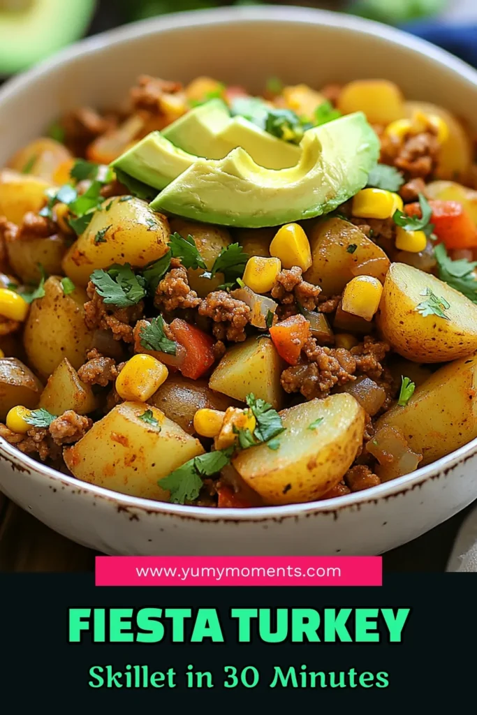 Discover a delicious and healthy Turkey Potato Skillet that's perfect for busy weeknights! This one-pan turkey dinner combines ground turkey, crispy potatoes, and vibrant veggies for an easy skillet meal your family will love. With simple ingredients and bursting flavors, this healthy turkey skillet recipe is ready in just 30 minutes. Save this recipe for your next dinner! #TurkeyPotatoSkillet #GroundTurkeyRecipes #OnePanDinner #EasySkilletMeals
