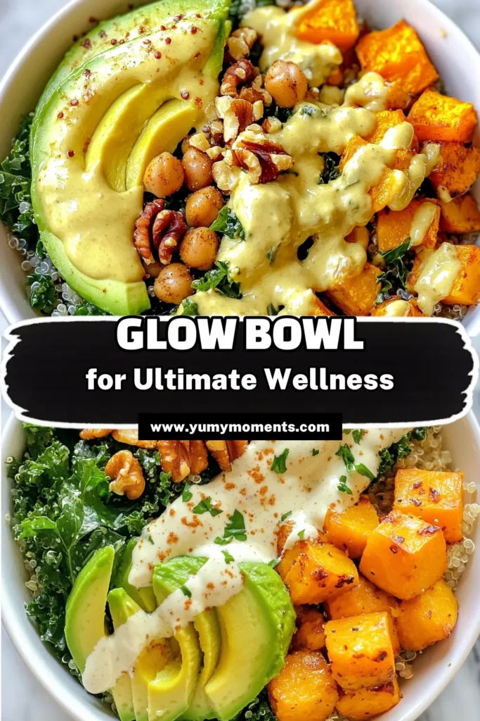 Indulge in the nourishing flavors of our Anti-Inflammatory Glow Bowl, a delicious quinoa salad recipe perfect for boosting your health. This healthy glow bowl features roasted sweet potatoes and chickpeas, topped with a creamy tahini dressing vegan that's easy to make. Dive into this vibrant meal that not only looks good but feels good too! Try this recipe and embrace a healthier lifestyle. Save it now! #AntiInflammatoryGlowBowl #QuinoaSaladRecipe #HealthyGlowBowl #TahiniDressingVegan
