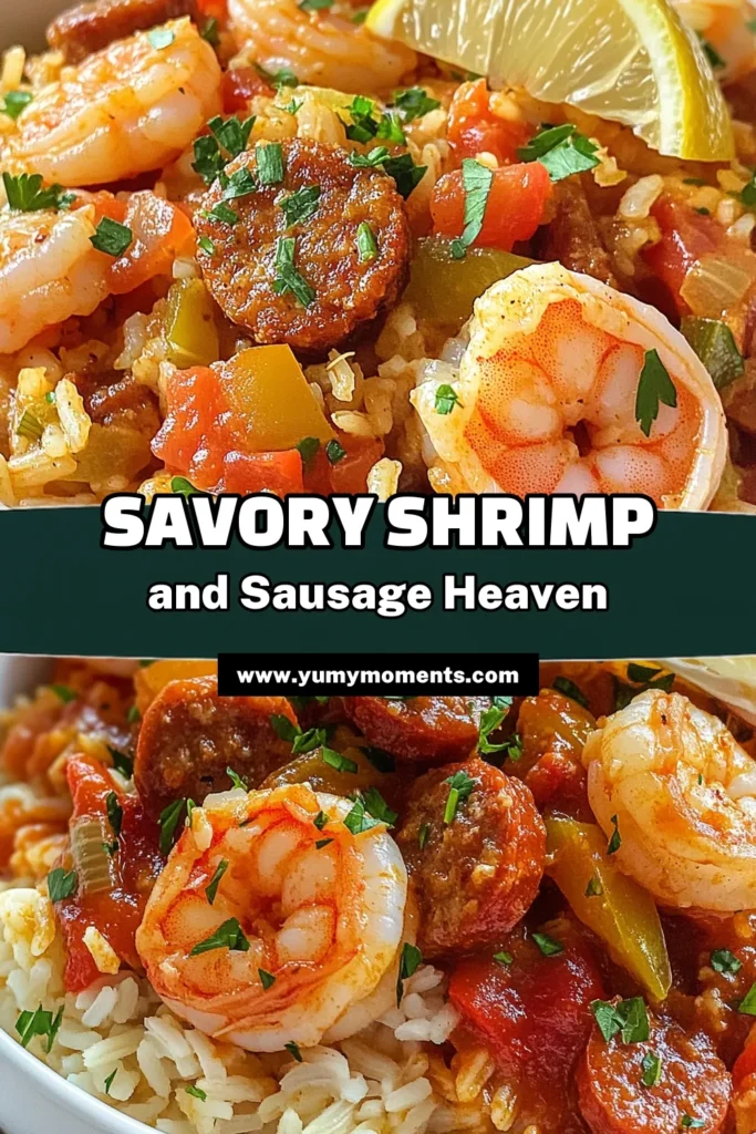 Discover the ultimate shrimp jambalaya recipe that's perfect for any occasion! This easy jambalaya recipe combines succulent shrimp and savory sausage in a one-pot shrimp jambalaya that's full of Southern flavor. Enjoy this Cajun shrimp and sausage dish that brings warmth and comfort to your table. Ready in just 45 minutes, it&rsquo;s perfect for a weeknight dinner. Save this delicious Southern seafood jambalaya for your next meal! #ShrimpJambalaya #OnePotMeals #CajunCuisine #SeafoodRecipes