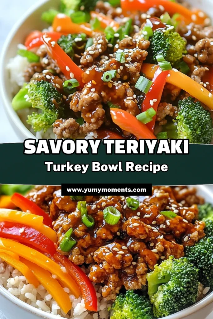 Discover the deliciousness of a teriyaki ground turkey bowl, a perfect blend of flavors and nutrition! This healthy turkey recipe is not only quick and easy, making it an ideal choice for busy weeknights but also features low sodium teriyaki sauce to keep it wholesome. Enjoy this satisfying one bowl meal packed with veggies and protein. Try it tonight and elevate your dinner game! Save for later and enjoy! #TeriyakiGroundTurkey #HealthyTurkeyRecipes #QuickDinnerIdeas #OneBowlMeals