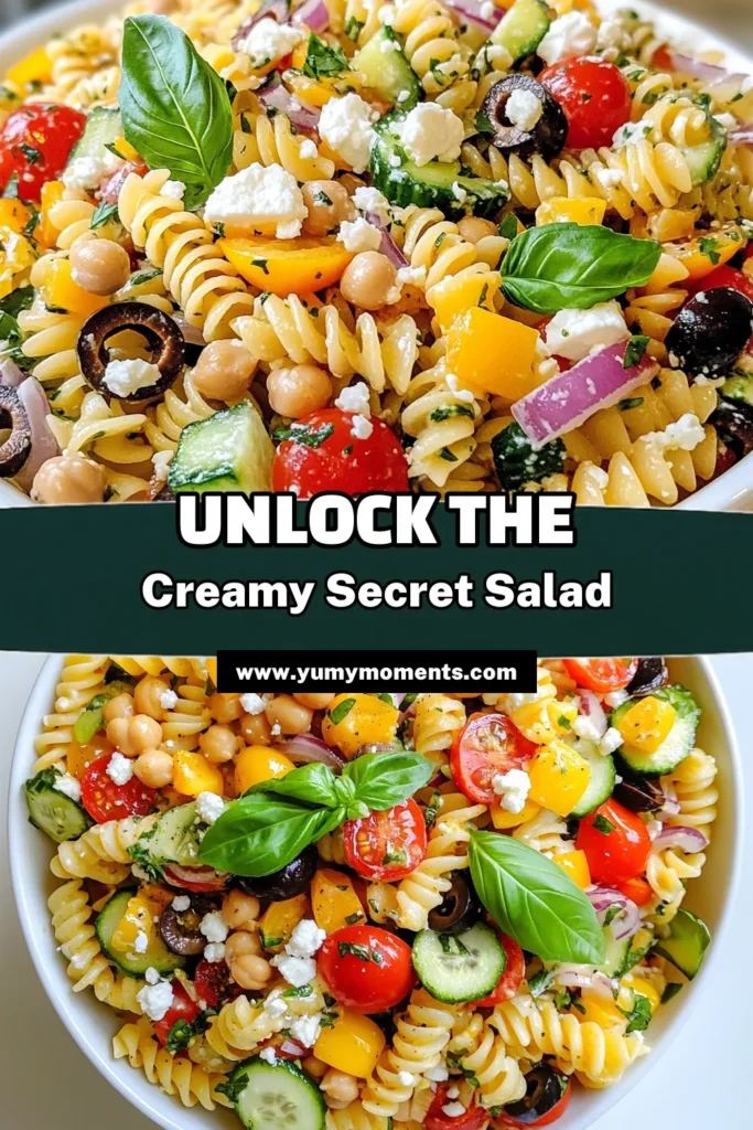 Discover the ultimate pasta salad recipe with a twist! This summer pasta salad features a creamy tahini dressing that adds a unique flavor profile, making it a delicious and healthy pasta salad. Packed with fresh veggies and protein-rich chickpeas, this vegetarian pasta salad is perfect for picnics and barbecues. Give it a try and impress your guests! Save this recipe for a refreshing dish all summer long! #PastaSaladRecipe #SummerPastaSalad #HealthyPastaSalad #VegetarianPastaSalad