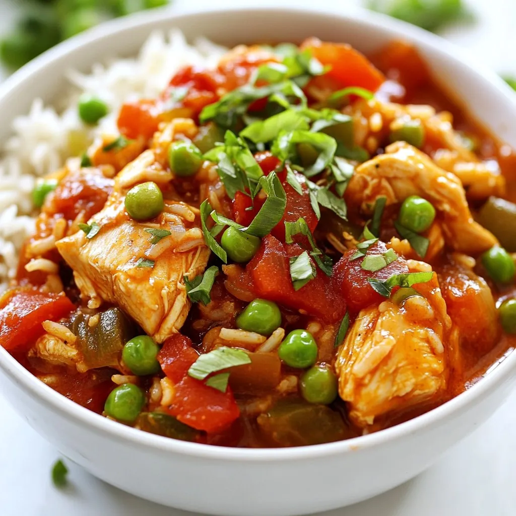 Slow Cooker Chicken Jambalaya Flavor-Packed Delight