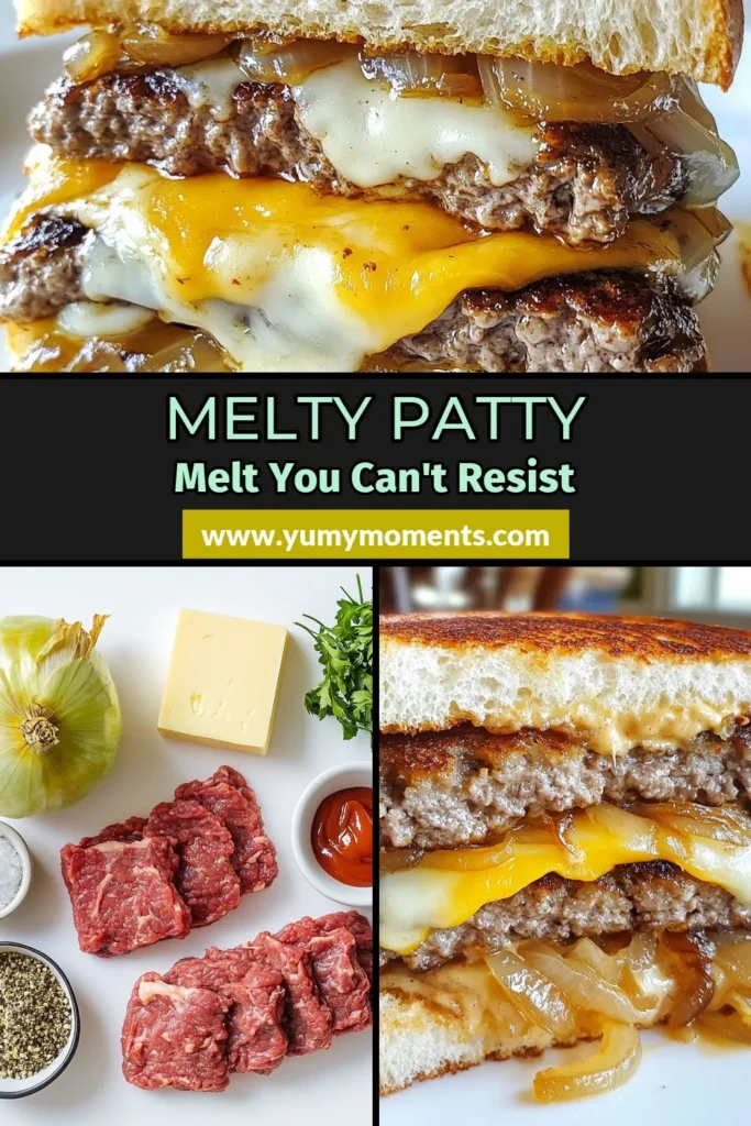 Elevate your lunch game with this mouthwatering patty melt recipe featuring a perfect Swiss cheese sandwich on hearty rye bread. This caramelized onion burger will have your taste buds singing, especially with the delicious homemade secret sauce that ties it all together. Perfectly grilled and packed with flavor, this rye bread melt is a must-try! Click for the full recipe and make your next meal unforgettable. #PattyMelt #SwissCheese #ComfortFood #HomemadeSauce