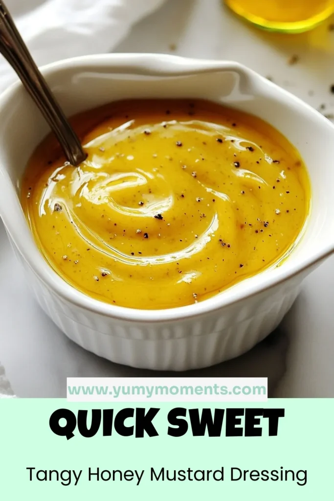 Enjoy the perfect balance of sweet and tangy with this easy homemade honey mustard dressing! This delicious tangy vinaigrette recipe combines honey, Dijon mustard, and apple cider vinegar for a delightful salad dressing that elevates any greens. Quick to whip up in just 5 minutes, it's perfect for your salads or as a dip. Save this recipe to explore a new favorite easy salad dressing! #HoneyMustardDressing #VinaigretteRecipe #HomemadeDressing #SaladIdeas