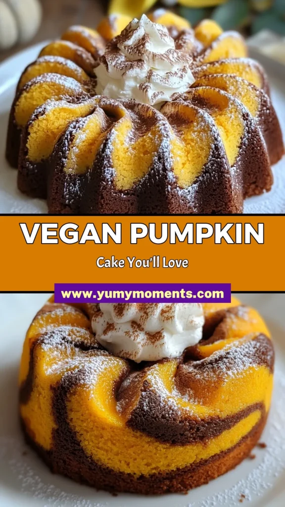 Indulge in this delicious vegan pumpkin marble cake that combines the flavors of rich chocolate and warm pumpkin spices. Perfect as a dairy-free pumpkin dessert, this healthy vegan cake recipe is not only easy to make but also a delightful treat for any occasion. Try this chocolate pumpkin loaf for a unique twist! Click to save this plant-based pumpkin cake recipe for your next baking session. #VeganDesserts #PumpkinRecipes #HealthyBaking #PlantBasedCooking