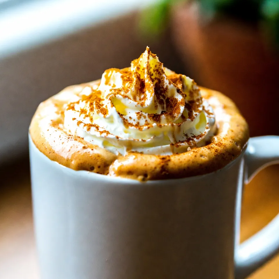 - Coconut milk and alternatives Use 1 cup of coconut milk. You can also try almond, oat, or soy milk. Choose a milk that you enjoy, as it affects the latte's creaminess. - Brewed coffee options Brew 1 cup of strong coffee. You can use espresso for a bold flavor or regular coffee for a milder taste. - Pumpkin puree details Use 2 tablespoons of pumpkin puree. Canned pumpkin works well. If you prefer, you can make your own from fresh pumpkin. - Sweetener choices Add 1 tablespoon of maple syrup. Adjust this based on your taste. You can also use agave or date syrup for sweetness. - Spices and flavors Include 1/2 teaspoon of pumpkin pie spice. You can also add cinnamon or nutmeg for extra flavor. A dash of vanilla extract enhances the taste. - Optional toppings Whipped coconut cream makes a lovely topping. You can also sprinkle some extra pumpkin pie spice on top for a nice touch. {{ingredient_image_2}} 1. Heating the coconut milk and pumpkin puree Start by pouring 1 cup of coconut milk and 2 tablespoons of pumpkin puree into a small saucepan. Turn your stove to medium heat. Stir gently, mixing the two until combined. Heat this mixture carefully until it is warm but not boiling. 2. Mixing in sweeteners and spices Once your mix is warm, add 1 tablespoon of maple syrup, 1/2 teaspoon of pumpkin pie spice, and 1/4 teaspoon of pure vanilla extract. Use a whisk to blend these ingredients well. Make sure everything is heated through and mixed evenly. 3. Combining with brewed coffee Brew 1 cup of strong coffee. Pour this fresh coffee into a large mug. Slowly add your warm pumpkin coconut mixture over the coffee. Stir well to ensure the flavors mix together nicely. 4. Final touches and serving tips Taste your latte. If you want it sweeter, add more maple syrup to your liking. For a special finish, add a dollop of whipped coconut cream on top. Dust a bit of pumpkin pie spice over the cream for a lovely touch. Serve your delicious latte right away and enjoy the warm flavors of fall! To make your vegan pumpkin spice latte shine, choose the right plant-based milk. I love using coconut milk for its rich creaminess. Other great options include oat milk and almond milk. Each brings its unique flavor. Next, adjust the sweetness to fit your taste. Start with one tablespoon of maple syrup. If you want it sweeter, add more syrup bit by bit. Taste as you go to find your perfect level. For the best spice blend, I recommend using pumpkin pie spice. This mix usually has cinnamon, nutmeg, and ginger. You can also create your own blend. Try 1/4 teaspoon of cinnamon and a pinch of nutmeg for a twist. You can serve your latte warm or iced. Warm lattes feel cozy, perfect for fall. For a refreshing twist, pour it over ice. Either way, it tastes great! Choose a pretty mug to serve your drink. A clear glass shows off the lovely orange color. Add a dollop of whipped coconut cream on top for flair. Don’t forget to sprinkle extra pumpkin pie spice as a garnish. This adds visual appeal and extra flavor! Pro Tips Use Fresh Pumpkin Puree: For the best flavor, opt for homemade pumpkin puree instead of canned. It enhances the natural sweetness and richness of your latte. Experiment with Milk Alternatives: While coconut milk is delicious, try other plant-based milks like almond or oat for different flavor profiles and textures. Add a Hint of Nutmeg: For an extra layer of warm spices, consider adding a pinch of nutmeg along with the pumpkin pie spice for depth and complexity. Chill for Iced Version: To enjoy this latte cold, chill the pumpkin coconut mixture and serve it over ice. It’s a refreshing twist for warmer days! {{image_4}} You can make your vegan pumpkin spice latte even more special. Here are some fun ideas: - Chocolate vegan pumpkin spice latte: Add 1 tablespoon of cocoa powder to the coconut milk and pumpkin mix. This gives you a rich, chocolatey twist that pairs perfectly with pumpkin. - Seasonal spice additions: Try adding a pinch of nutmeg or ginger. These spices add warmth and depth to your drink. You can mix them in with the pumpkin pie spice. - Alternative sweeteners: If maple syrup isn't your thing, use agave nectar or date syrup instead. Each sweetener offers a unique flavor that can change your latte's taste. Choosing the right milk can enhance your latte experience. Here are some options to consider: - Almond milk vs. oat milk: Almond milk gives a light, nutty flavor. Oat milk is creamier and has a natural sweetness. Both work well, so pick your favorite! - Nut-free and soy-free choices: If you have nut allergies, try coconut milk or rice milk. Both are great alternatives. They keep your drink tasty and safe for everyone. Store any leftover vegan pumpkin spice latte in an airtight container. Keep it in the fridge for up to three days. When you want to enjoy it again, pour the latte into a small saucepan. Heat it on low, stirring gently. This helps restore its creamy texture and flavor. You can prepare this latte in batches if you want a quick treat. Make a larger amount of the coconut milk and pumpkin mix, then store it in the fridge. It will last for three days. For longer storage, pour the mix into ice cube trays and freeze. Once frozen, pop the cubes into a bag. You can blend these with coffee for a quick drink. Yes, you can use fresh pumpkin. First, cook the pumpkin until soft. Then, mash it well. This might take more time than using canned pumpkin puree. But it can add a fresh taste to your latte. Absolutely! You can use strong brewed tea instead of coffee. Chai or rooibos tea work great. Just brew your tea to a strong flavor, and follow the same steps. You will still enjoy a tasty drink. To make your latte sugar-free, skip the maple syrup. Instead, use a sugar substitute like stevia or monk fruit. These options add sweetness without calories. Adjust the amount to your taste, and enjoy your drink guilt-free! A vegan pumpkin spice latte offers several benefits. It contains healthy fats from coconut milk. Pumpkin is rich in vitamins A and C, plus fiber. Using maple syrup gives you minerals like manganese. Overall, this drink is a tasty, nutritious treat to enjoy. In this post, we covered how to make a delicious vegan pumpkin spice latte. You learned about key ingredients like coconut milk, pumpkin puree, and brewing options. We shared step-by-step instructions and tips to enhance your drink's flavor. You also discovered fun variations and smart storage tips. Enjoy experimenting with your latte, whether hot or iced. You can make it your own with different flavors and sweeteners. Now you’re ready to savor every sip!