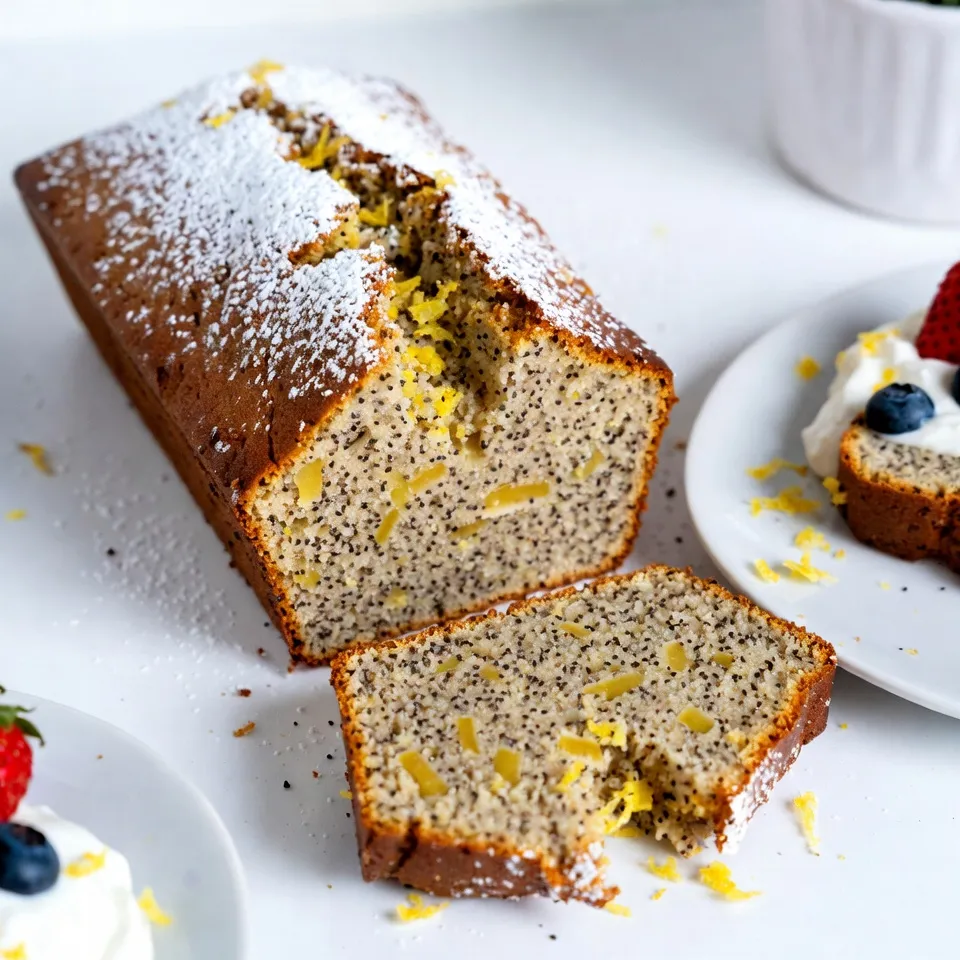 - 1 ½ cups all-purpose flour - 1 cup plain full-fat Greek yogurt - 1 cup granulated sugar - 3 large eggs, at room temperature - 1/3 cup vegetable oil - Zest of 2 medium lemons - 1/4 cup freshly squeezed lemon juice - 1 teaspoon baking soda - 1 teaspoon baking powder - 1/2 teaspoon sea salt - Optional: 1/2 cup poppy seeds To make the perfect Greek yogurt lemon loaf, you need quality ingredients. Each item plays a key role in creating a moist and zesty loaf. All-purpose flour gives the loaf structure. Use fresh flour for the best results. Greek yogurt adds moisture and tang. It makes the loaf rich without being heavy. Granulated sugar balances the tartness of the lemon and adds sweetness. Large eggs help bind everything together. They also add richness. Vegetable oil keeps the loaf moist. It works better than butter for this recipe. Lemon zest and juice are the stars of this dish. They pack in bright flavor and aroma. Baking powder and baking soda help the loaf rise. They ensure a light texture. Sea salt enhances the flavors, making the loaf taste even better. If you want a twist, consider adding poppy seeds. They add a fun crunch and look pretty too. Gather these ingredients before you start. This way, you’ll have everything ready for your delicious Greek yogurt lemon loaf. {{ingredient_image_2}} First, set your oven to 350°F (175°C). This step is key for even baking. Next, take a loaf pan and grease it well. Line the bottom with parchment paper. This makes it easy to lift the loaf out later. In a medium bowl, whisk together the following: - 1 ½ cups all-purpose flour - 1 teaspoon baking soda - 1 teaspoon baking powder - 1/2 teaspoon sea salt Make sure they blend well. If you want to add poppy seeds, fold in 1/2 cup now. This adds a nice crunch. In a large bowl, use an electric mixer. Cream together these two ingredients until smooth: - 1 cup granulated sugar - 1 cup plain full-fat Greek yogurt Add the eggs one at a time. Mix well after each egg. After adding all three large eggs, blend in: - 1/3 cup vegetable oil - Zest from 2 medium lemons - 1/4 cup freshly squeezed lemon juice This mixture should be fluffy and bright. Now, slowly add the dry mix to the wet mix. Do this in batches. Stir gently until just combined. It’s okay if the batter is a bit lumpy. Overmixing can make the loaf tough. Pour the batter into your prepared loaf pan. Smooth the top with a spatula for an even bake. Place the pan in your preheated oven. Bake for about 50-60 minutes. To check if it’s done, insert a toothpick in the center. It should come out clean or with a few crumbs. Once baked, remove the loaf from the oven. Let it sit in the pan for about 10 minutes. After that, gently transfer it to a wire rack. This helps it cool completely. Enjoy the delightful aromas as it cools! To start, check your oven temperature. An oven thermometer helps you know if it’s accurate. An oven that is too hot or too cold can change your loaf. Next, use room temperature ingredients. When your eggs and yogurt are at room temp, they blend better. This helps your loaf rise and gives it a nice texture. You can add herbs or spices to change the taste. For example, a pinch of cardamom gives a warm touch. You can also add a bit of thyme for a fresh twist. Consider using a glaze or topping. A simple lemon glaze made from lemon juice and powdered sugar adds sweetness. You can also top your loaf with a mix of nuts for a crunchy bite. Make your loaf look lovely by dusting it with powdered sugar. This gives it a sweet, elegant look. Serve your lemon loaf with fresh berries or a dollop of Greek yogurt. Berries add color and flavor, while yogurt makes it creamy. Enjoy this fresh and flavorful treat! Pro Tips Use Room Temperature Ingredients: Ensuring your eggs and yogurt are at room temperature helps create a smoother batter and results in a more even bake. Don’t Overmix: Mixing the batter just until combined will keep the loaf tender and prevent it from becoming dense. A few lumps are perfectly fine! Add a Lemon Glaze: For an extra zesty kick, consider drizzling a simple lemon glaze over the cooled loaf made from powdered sugar and lemon juice. Store Properly: To keep your loaf fresh, wrap it in plastic wrap or store it in an airtight container at room temperature for up to 3 days. {{image_4}} You can easily switch up the flavor of your Greek yogurt lemon loaf. Here are two fun ideas: - Blueberry lemon loaf: Add 1 cup of fresh or frozen blueberries to the batter. The burst of berries adds a sweet twist and pairs well with lemon. - Almond lemon loaf variation: Mix in 1 teaspoon of almond extract instead of vanilla. This brings a nice nutty flavor that complements the lemon. If you need a gluten-free loaf, it’s simple. Just swap the all-purpose flour for a gluten-free flour blend. Make sure the blend works well in baking. This way, you can enjoy the loaf without gluten! To make this loaf vegan, you can replace the eggs and dairy. Use 1/4 cup of unsweetened applesauce for each egg. For the yogurt, try a plant-based yogurt. This keeps the loaf moist and tasty while being fully vegan. To keep your Greek yogurt lemon loaf fresh, store it correctly. You can keep it at room temperature for up to two days. Just place it in a cool, dry spot. Wrap it tightly in plastic wrap. This helps keep it moist. For longer storage, move it to the refrigerator. Use an airtight container or wrap it in foil. This keeps it fresh for up to a week. Just remember, the fridge can dry it out a bit, so enjoy it soon! Freezing your lemon loaf is a great way to save it for later. To do this, first, let the loaf cool completely. Then, wrap it tightly in plastic wrap. Make sure it's well sealed. You can also place it in a freezer-safe bag. When you're ready to eat it, thaw it in the fridge overnight. For a quick thaw, leave it on the counter for a few hours. Enjoy your delicious lemon loaf when it's soft and ready! To keep your lemon loaf moist, use full-fat Greek yogurt. This yogurt adds creaminess and helps with moisture. Do not overmix the batter. Stir until just combined to keep the loaf tender. Also, avoid opening the oven door too often while baking. This helps maintain a steady temperature. Yes, you can use low-fat Greek yogurt. However, the loaf may be less rich and moist. Full-fat yogurt creates a soft and fluffy texture. If you choose low-fat, consider adding a bit more oil or lemon juice for moisture. The lemon loaf stays fresh for about 3 to 4 days at room temperature. Keep it in an airtight container to prevent drying out. If you see any mold or smell something off, it is best to throw it away. For egg substitutes, use unsweetened applesauce or mashed bananas. About 1/4 cup of applesauce replaces one egg. You can also use flaxseed meal. Mix 1 tablespoon of flaxseed meal with 2.5 tablespoons of water and let it sit for a few minutes. Yes, you can adjust this recipe for a lemon loaf cake. Use a round cake pan instead of a loaf pan. You may need to reduce the baking time to about 30-40 minutes. Test doneness with a toothpick. The cake is done when the toothpick comes out clean. This blog post covered how to create a delicious Greek Yogurt Lemon Loaf from scratch. You learned about the key ingredients, along with step-by-step instructions, tips for perfecting the loaf, and variations to try. Remember, baking is an art that requires practice and patience. Embrace your creativity while experimenting with flavors. Whether you enjoy it fresh or store it for later, this loaf will impress anyone who tastes it. Happy baking!