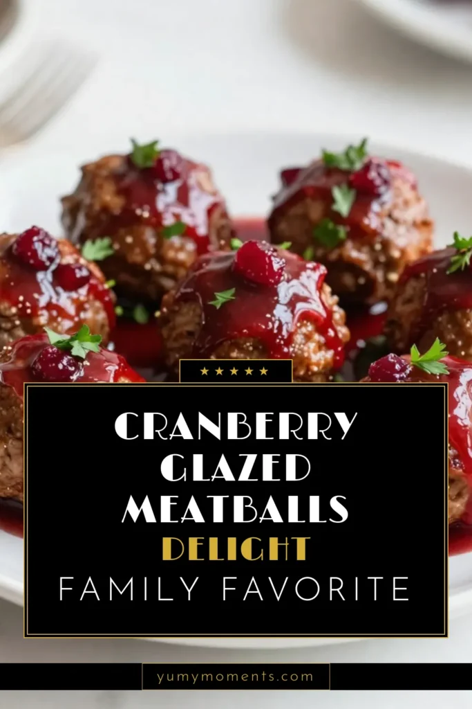 Get ready to impress your holiday guests with these delicious cranberry glazed meatballs! This easy meatball recipe for parties features ground turkey meatballs with cranberry sauce, making them the perfect festive appetizers. In just 40 minutes, you'll have a mouthwatering holiday meatball recipe that&rsquo;s sure to be a hit! Perfect for sharing or serving during the festive season. Save this recipe for your next gathering! #CranberryMeatballs #HolidayRecipes #FestiveAppetizers #EasyMeatballRecipe