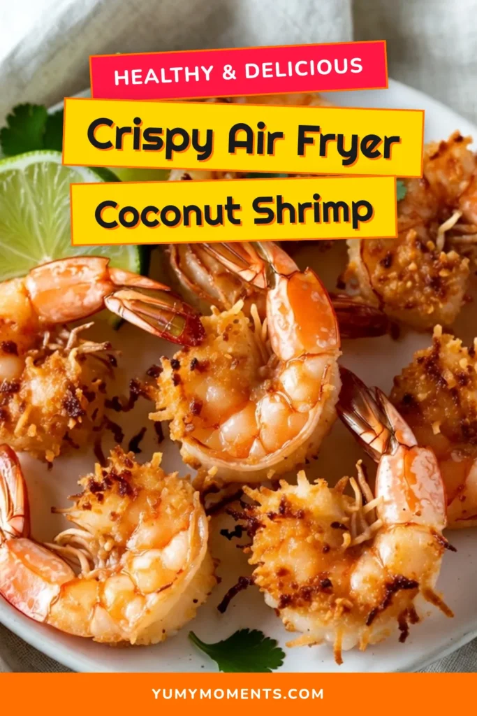 Indulge in this delicious Air Fryer Coconut Shrimp, the ultimate easy shrimp appetizer that will impress your guests! Try this crispy coconut shrimp recipe featuring panko for added crunch. Perfectly cooked shrimp in the air fryer make for a quick and satisfying dish. Enjoy with your favorite dipping sauce and impress everyone with your shrimp cooking in air fryer skills! Save and try this recipe today! #AirFryerCoconutShrimp #CrispyCoconutShrimp #EasyShrimpAppetizer #PankoCoconutShrimp