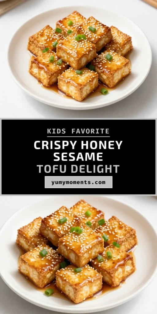 Discover the deliciously simple Crispy Honey Sesame Tofu, an easy tofu stir fry that's perfect for weeknight dinners. This vegan tofu recipe is packed with flavor and features a gluten-free honey sesame sauce that elevates baked tofu with honey sauce to new heights. Enjoy the crispy texture and vibrant ingredients in just 30 minutes! Save this recipe for your next meal prep and impress your family! #CrispyTofu #VeganRecipes #HoneySesame #EasyDinnerIdeas