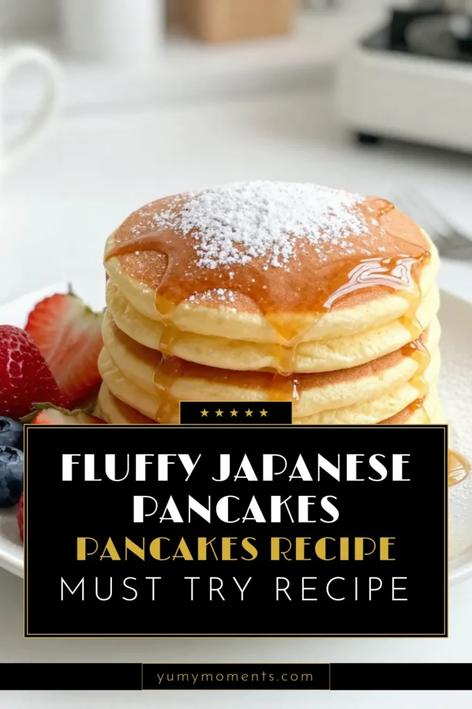 Discover the secret to making delicious Japanese fluffy pancakes with this easy fluffy pancake recipe! Learn how to make Japanese pancakes with simple ingredients like flour, eggs, and milk. Impress your family and friends with these light and airy treats, perfect for breakfast or brunch. Ready to flip the fluffiest pancakes? Follow this step-by-step guide! Save and try it today! #JapaneseFluffyPancakes #FluffyPancakeRecipe #EasyFluffyPancakes #JapanesePancakeIngredients