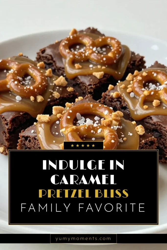 Indulge in the deliciousness of salted caramel pretzel brownies with this easy brownie recipe that combines chewy brownie textures and gourmet dessert ideas. Perfect for any occasion, these homemade salted caramel brownies are a must-try for dessert lovers. With a decadent blend of chocolate, caramel, and pretzels, they'll be a hit at your next gathering. Click for the full recipe and save for later! #SaltedCaramelPretzelBrownies #BrownieRecipe #GourmetDessert #ChewyBrownies