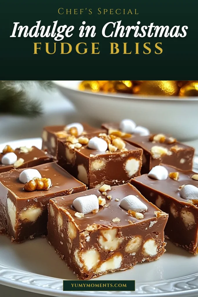 Indulge in this classic Christmas fudge recipe that&rsquo;s perfect for your holiday gatherings! This easy holiday fudge combines rich chocolate fudge with nuts, delivering a delightful treat for everyone. It's a fantastic option for homemade fudge gifts or a festive dessert. Follow our simple steps to create your own batch of this delicious chocolate goodness. Save this recipe for your holiday baking! #ChristmasFudge #EasyHolidayFudge #HomemadeFudgeGifts #FestiveDessertRecipes