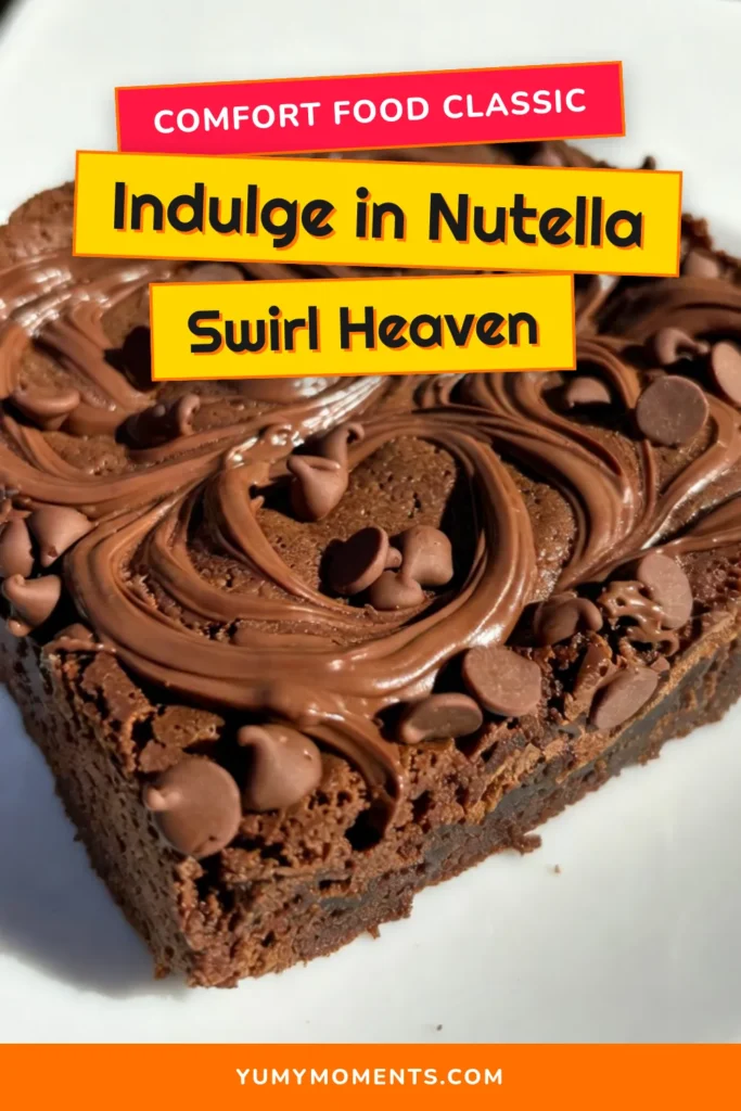 Craving something sweet? Try this easy Nutella brownies recipe that brings together fudgy goodness and Nutella swirl delight! These homemade brownies with Nutella are perfect for any occasion and only take 40 minutes to make. Indulge in these rich fudge brownies with Nutella, and impress your friends and family with your baking skills. Don&rsquo;t miss out&mdash;save this pin for your next easy Nutella dessert! #NutellaBrownies #BakingRecipes #DessertLovers #BrownieRecipe