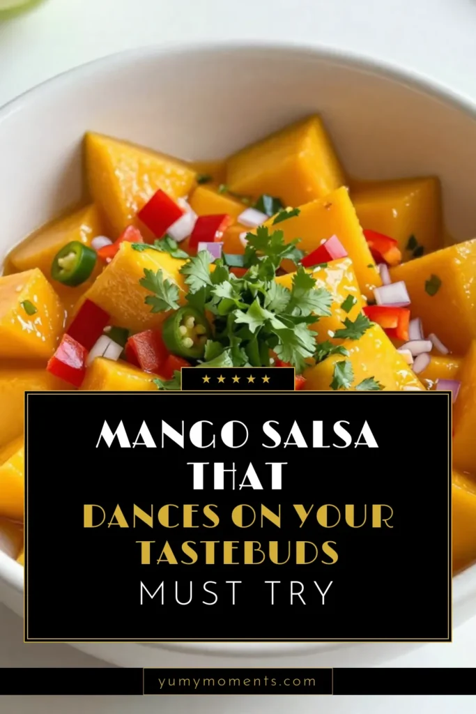 Discover the ultimate tropical mango salsa recipe that will elevate your meals! This fresh mango salsa is easy to make and bursting with flavors. Featuring ripe mangoes, jalape&ntilde;o for a mild heat, and cilantro lime salsa that'll brighten any dish. Perfect as a dip or topping! Try this easy mango salsa today and impress your guests. Save the recipe and enjoy a taste of the tropics! #MangoSalsa #FreshSalsa #TropicalFlavors #EasyRecipes