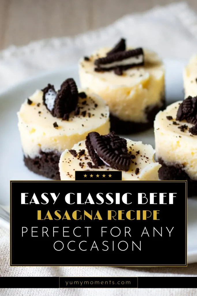 Indulge in these Mini Oreo Cheesecake Bites, a delightful no-bake Oreo cheesecake treat perfect for any occasion! These easy Oreo recipes make for delightful mini cheesecake treats that everyone will love. This simple cheesecake dessert recipe is quick to whip up and will surely impress your guests. Discover how to create these delicious bites today! Save this recipe for your next dessert adventure! #MiniOreoCheesecakeBites #NoBakeOreoCheesecake #EasyOreoRecipes #CheesecakeDessertRecipes