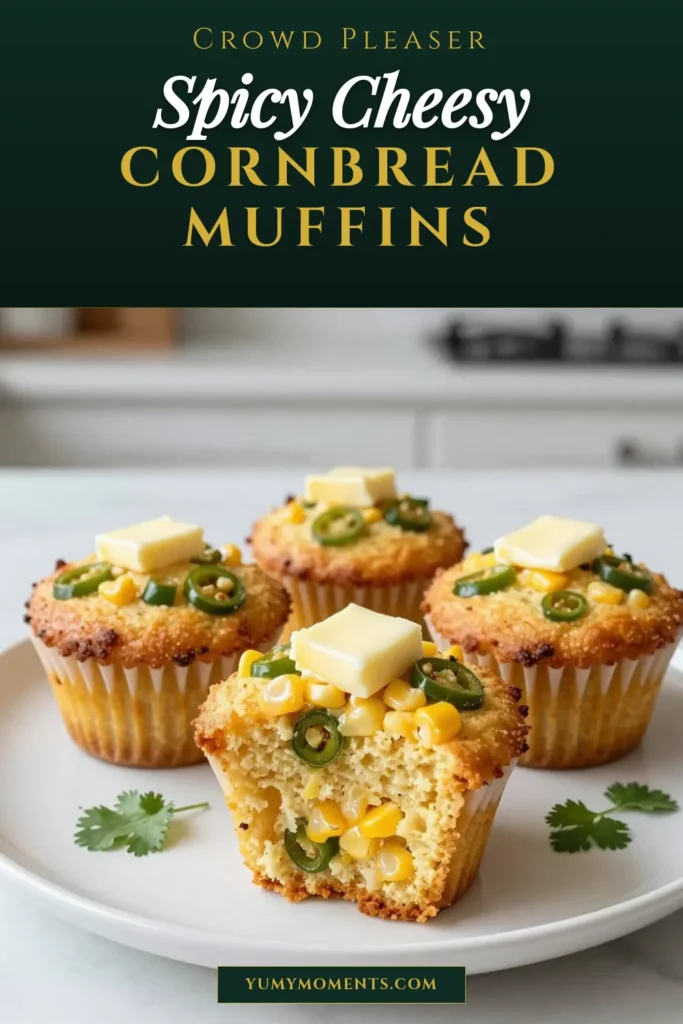 Discover the delightful taste of jalape&ntilde;o cheddar cornbread muffins! This spicy cornbread muffins recipe combines the perfect balance of flavors with sharp cheddar cheese and fresh jalape&ntilde;os. Ideal for any meal, these cornbread muffins with cheese are simple to make and can be enjoyed warm or at room temperature. Try this homemade cornbread muffins recipe today and elevate your baking game! Save this recipe for your next kitchen adventure! #CornbreadMuffins #SpicyCornbread #JalapenoMuffins #HomemadeMuffins