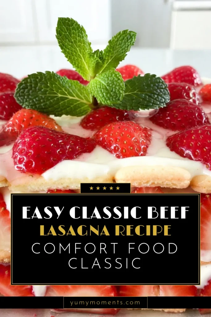 Indulge in this delightful strawberry icebox cake, perfect for any occasion! This easy strawberry dessert recipe features layers of ladyfinger cookies and creamy mascarpone cheese, creating a no-bake strawberry cake that&rsquo;s both refreshing and satisfying. Enjoy a creamy mascarpone strawberry cake topped with sweet macerated strawberries. Try this ladyfinger dessert recipe today and impress your guests! #StrawberryIceboxCake #NoBakeDessert #EasyDessert #StrawberryDelight