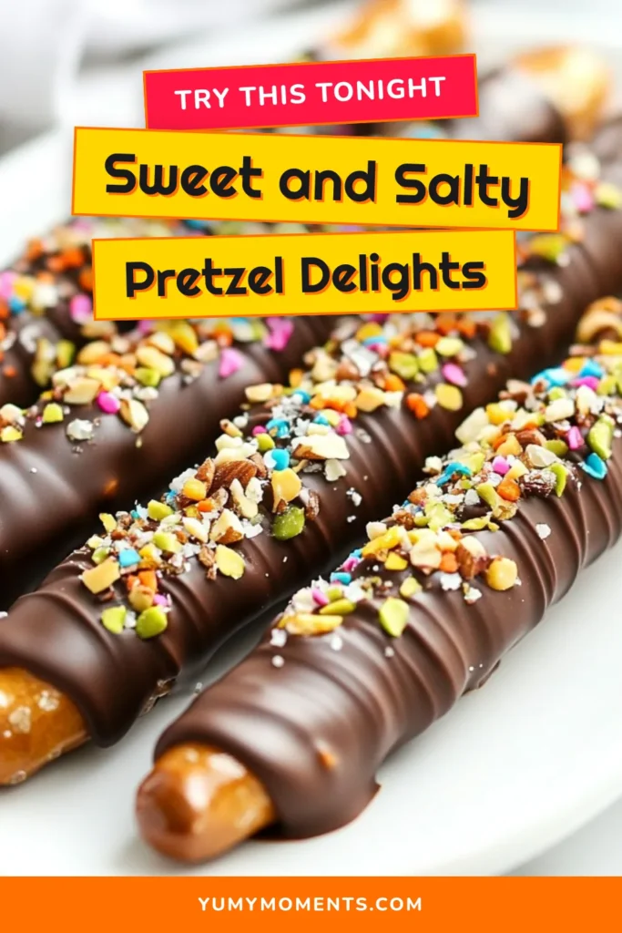 Delight your taste buds with this easy pretzel treats recipe featuring irresistible choco-fudge pretzel rods! These chocolate-dipped pretzels are a perfect combination of sweet and salty snacks, making them ideal for any celebration. With just a few ingredients, you can create festive chocolate pretzel sticks that are sure to impress. Don&rsquo;t miss out&mdash;save this chocolate-dipped pretzels recipe for your next gathering! #ChocolatePretzels #SweetAndSalty #EasySnacks #PartyTreats