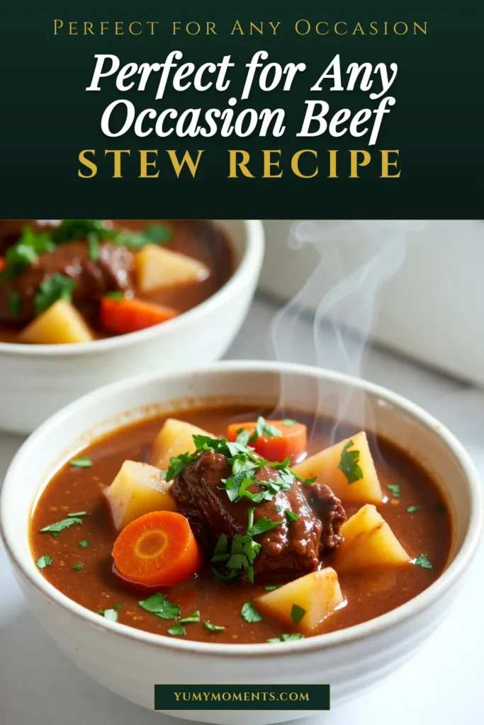 Looking for a delicious and easy beef stew recipe? Try this Instant Pot beef stew, packed with tender beef cubes, carrots, and potatoes simmered in savory beef broth. This hearty comfort food is perfect for chilly nights and family dinners. Experience the amazing flavors with minimal effort using this easy beef stew recipe. Save this recipe for your next cozy meal! #BeefStewRecipe #InstantPotBeefStew #SavoryBeefStew #ComfortFood
