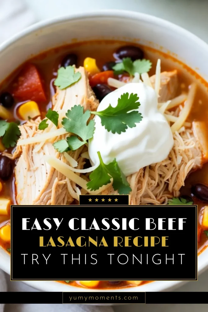 Discover the ultimate comfort food with this slow cooker chicken taco soup! This hearty taco soup recipe is not only easy to make but also packed with healthy ingredients. Enjoy a delicious blend of black beans, corn, and shredded chicken, all simmered to perfection in your slow cooker. Don't forget to top it off with flavorful chicken taco soup garnishes like cilantro, sour cream, and cheese. Save this easy chicken soup slow cooker recipe for your next cozy night in! #SlowCookerRecipes #TacoSoup #HealthyEating #EasyRecipes