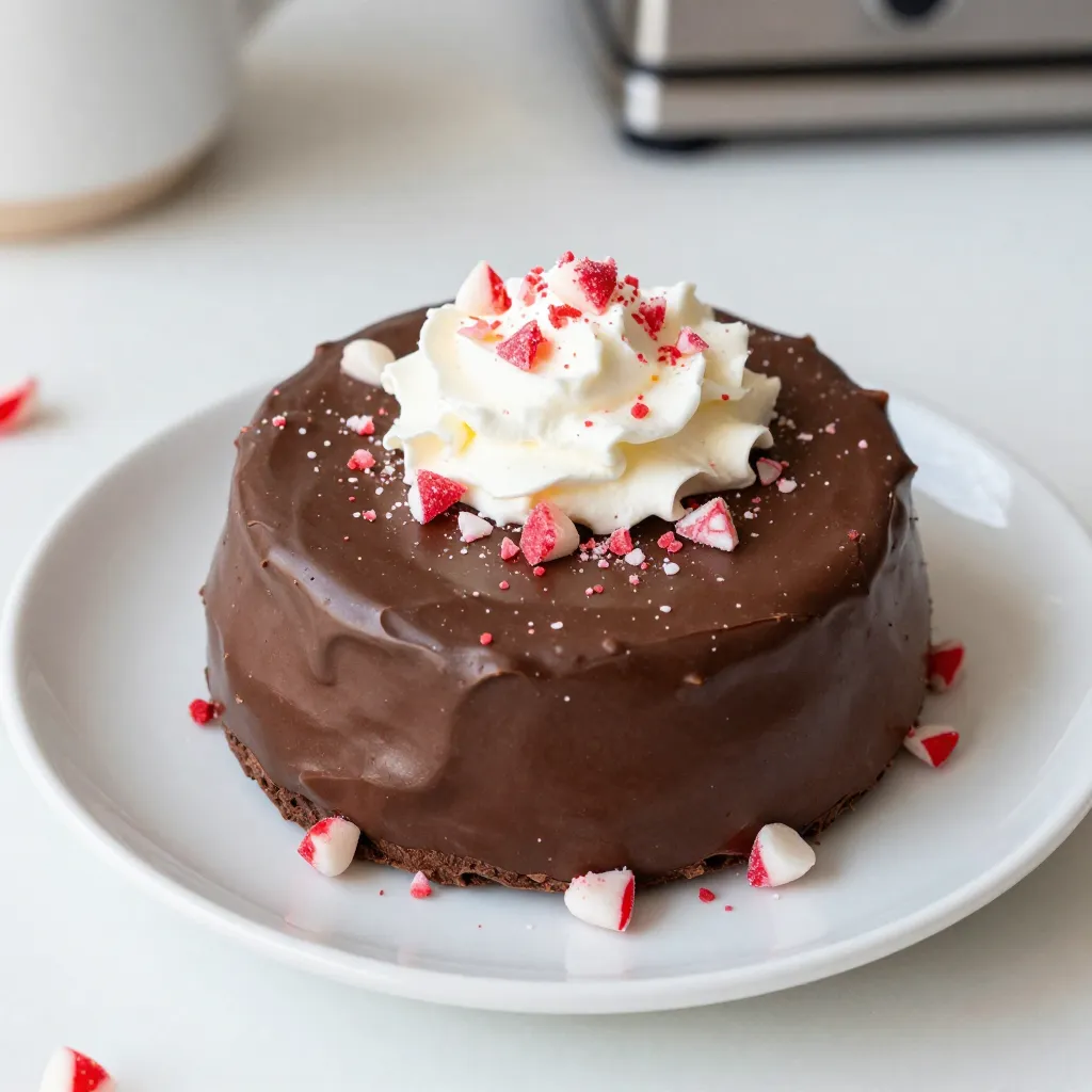 - 2 cups semi-sweet chocolate chips - 1 can (14 ounces) sweetened condensed milk - 1 teaspoon pure vanilla extract - 1/2 teaspoon peppermint extract - 1/4 cup crushed peppermint candies or candy canes - Pinch of sea salt - Optional toppings: Whipped cream and additional crushed peppermint To create the rich and creamy delight of Peppermint Hot Chocolate Fudge, you need simple yet flavorful ingredients. The semi-sweet chocolate chips provide a deep chocolate flavor. Sweetened condensed milk adds creaminess and sweetness. Pure vanilla extract brings warmth to the fudge. The peppermint extract gives that fresh, minty kick. The crushed peppermint candies add a fun crunch and a festive touch. A pinch of sea salt balances all the flavors. For a special finish, you can top the fudge with whipped cream and extra crushed peppermint. This adds a lovely look and extra flavor. Each ingredient plays a key role in making this fudge a delightful treat. {{ingredient_image_2}} Start by lining an 8-inch square baking dish with parchment paper. Leave some overhang on the sides. This makes it easy to lift the fudge out later. In a medium saucepan, mix 2 cups of semi-sweet chocolate chips with 1 can of sweetened condensed milk. Keep the heat low. Stir it often to prevent burning. You want the mixture smooth and creamy. Once the chocolate is melted, take it off the heat. Add 1 teaspoon of vanilla extract, 1/2 teaspoon of peppermint extract, and a pinch of sea salt. The salt brings out the flavor and makes it more delicious. Next, fold in 1/4 cup of crushed peppermint candies or candy canes. Make sure to mix well so the candy is spread evenly. This adds a nice crunch and festive taste. Pour the fudge mixture into your prepared baking dish. Use a spatula to spread it evenly. Smooth the top for a clean finish. This helps in getting nice squares later. Place the baking dish in the fridge. Let it chill for at least 2 hours, or until it feels firm. After that, lift the fudge out using the parchment overhang. Cut it into squares. For a fun touch, top each piece with whipped cream and a sprinkle of crushed peppermint. Using high-quality chocolate chips matters. They melt smoothly and create a rich base. Look for brands with good cocoa content. This ensures your fudge tastes amazing. To get a creamy consistency, stir the mixture continuously over low heat. This keeps the chocolate from burning. Remove it from heat once it’s glossy. Do not rush this step. You can add more flavors to your fudge. A dash of almond extract can give it a nice twist. You might also try hazelnut or orange extracts. Each option adds a unique layer of taste. For a festive look, arrange your fudge on a colorful platter. Top each square with whipped cream and extra crushed peppermint. This makes each piece pop. You can even use decorative cupcake liners for fun servings. Consider adding some holiday-themed decorations around the platter. This makes the fudge a centerpiece at any gathering! Pro Tips Tip for Melting Chocolate: Always melt chocolate over low heat and stir constantly to prevent burning. This ensures a smooth and creamy texture for your fudge. Tip for Peppermint Flavor: Adjust the amount of peppermint extract to your taste. Start with less and add more if you prefer a stronger minty flavor. Tip for Cutting Fudge: For clean cuts, use a sharp knife and wipe it with a damp cloth between cuts to prevent the fudge from sticking. Tip for Storage: Store the fudge in an airtight container in the refrigerator to keep it fresh for longer and maintain its texture. {{image_4}} You can change the flavor of your fudge easily. Try using dark chocolate instead of semi-sweet. Dark chocolate adds a rich taste. White chocolate is another fun choice. It gives a sweeter, creamier flavor. For mint lovers, mix up the mint flavor. You can use spearmint or even chocolate mint extracts. Each will add a unique twist to your fudge. Want to make your fudge even more special? Consider adding nuts. Chopped walnuts or pecans add a nice crunch. Marshmallows also work well. They bring a soft, chewy texture. Caramel can give a sweet surprise. Just fold in your chosen add-ins after mixing the chocolate. Keep the ratio balanced to maintain the fudge's creamy texture. Need to adjust for dietary needs? You can make this fudge gluten-free with simple swaps. All the ingredients are naturally gluten-free, but always check labels. For a dairy-free version, use coconut milk instead of sweetened condensed milk. You can also choose dairy-free chocolate chips. This way, everyone can enjoy the rich taste of peppermint hot chocolate fudge! To keep your peppermint hot chocolate fudge fresh, store it in a cool, dark place. The best way to store fudge is in an airtight container. This keeps moisture out and helps it stay soft. You can stack layers of fudge. Just place parchment paper between them. This prevents sticking. At room temperature, your fudge stays fresh for about one week. If you store it in the fridge, it can last up to two weeks. Just remember, fudge may become a bit firmer in the fridge. You can let it sit out for a few minutes before serving for better texture. Freezing fudge is easy and a great way to save it. First, cut the fudge into squares. Then, wrap each square tightly in plastic wrap. Place the wrapped fudge in a freezer-safe bag or container. It will stay fresh for up to three months. When you are ready to enjoy it, take it out of the freezer. Let it thaw in the fridge overnight or on the counter for a few hours. This helps maintain its creamy texture. To avoid graininess in your fudge, use good quality chocolate. Melt the chocolate slowly over low heat. Stir constantly. This helps to keep the chocolate smooth. If you notice any lumps, keep stirring until they disappear. Adding a small pinch of salt can also help improve the texture. Yes, you can use different types of chocolate. Dark chocolate adds a rich flavor. Milk chocolate makes it sweeter and creamier. White chocolate offers a vanilla twist. Just remember to adjust the sweetness if you switch chocolates. You can make fudge without sweetened condensed milk. Try using coconut milk or a thick nut cream. You can also blend 1 cup of sugar with 1/2 cup of milk and some butter. This mix can work as a substitute. Experiment with ratios to find what works best for you. The fudge needs about 2 hours to set in the fridge. Check after 2 hours. If it feels firm to the touch, it is ready. If not, let it chill a bit longer. The time may vary based on your fridge and thickness of the fudge. To cut fudge neatly, use a sharp knife. First, warm the knife under hot water. This helps it glide through the fudge. Wipe the knife clean after each cut to keep edges sharp. You can also score the fudge lightly before cutting to guide your squares. This blog post guides you through making delicious peppermint fudge. You learned about the key ingredients, from chocolate chips to peppermint extract. The step-by-step instructions show how to melt, mix, and chill your fudge for the best texture. You also discovered tips for flavor variations and storage. Fudge is a fun and easy treat to share. With a few tweaks, you can make it your own. Enjoy gifting or savoring this sweet delight during any season. Happy baking!