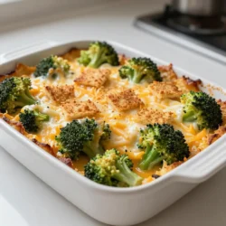 Cheesy Broccoli Cheddar Casserole Simple and Tasty