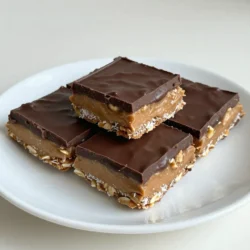 - 1 cup creamy peanut butter - 1 cup rolled oats - 1/2 cup honey or maple syrup - 1/2 cup dark chocolate chips - 1/4 cup coconut flour - 1 teaspoon vanilla extract - A pinch of salt Each ingredient plays a key role in creating the perfect no-bake peanut butter bars. The creamy peanut butter adds richness and flavor. Rolled oats provide texture and help bind the bars together. Honey or maple syrup gives a touch of natural sweetness. Dark chocolate chips bring a nice finish, while coconut flour helps thicken the mix. Vanilla extract adds depth, and the pinch of salt enhances all the flavors. You can customize your bars! Here are some fun options: - Chopped nuts: Add crunch with walnuts or almonds. - Seeds: Flaxseeds or chia seeds boost nutrition. - Dried fruit: Raisins or cranberries add sweetness and chewiness. - Protein powder: Mix in a scoop for extra protein. These add-ins let you create your own twist on this classic recipe! {{ingredient_image_2}} First, grab a medium-sized mixing bowl. Add 1 cup of creamy peanut butter, 1/2 cup of honey or maple syrup, and 1 teaspoon of vanilla extract. Stir it all together until the mix is smooth. This part is key. You want a well-blended mixture, so take your time here. Next, it&rsquo;s time to add more texture. Mix in 1 cup of rolled oats, 1/4 cup of coconut flour, and a pinch of salt. You&rsquo;ll want to mix well until everything is combined. Your final mix should be thick and sticky, almost like dough. This texture holds the bars together, making them easy to cut later. Now, let&rsquo;s get to the chocolate! Take 1/2 cup of dark chocolate chips and put them in a microwave-safe bowl. Heat them in 20-second bursts. Stir well between each burst. This helps the chocolate melt evenly. Once it&rsquo;s smooth and melted, you&rsquo;re ready to pour it over the peanut butter layer. This step is crucial for that rich taste. Make sure to cover every corner of the peanut butter mixture. Now, pop the dish in the fridge for at least 1-2 hours. You want the bars to set and firm up nicely. Once they&rsquo;re ready, lift them out using the parchment paper. Slice them into squares or rectangles, and enjoy your tasty treat! To get the right texture, mix the peanut butter and honey well. This mix should be smooth and creamy. When you add oats and coconut flour, the blend will thicken. If it feels too dry, add a bit more honey. If it's too wet, add more coconut flour. The final mix should be thick and sticky, like dough. These bars taste great chilled. Cut them into squares or rectangles for easy serving. You can enjoy them as a snack or dessert. Pair them with fresh fruit for a balanced treat. For a fun twist, serve them with a scoop of ice cream on the side. For a beautiful display, serve the bars on a nice platter. Drizzle melted chocolate on top for added flair. A sprinkle of crushed nuts adds texture and looks great. If you want to gift these bars, package them in clear bags. Tie them with a ribbon for a charming touch. Pro Tips Use Natural Peanut Butter: Opt for a natural peanut butter without added sugars or oils for a healthier option and a more authentic peanut flavor. Chill for Optimal Texture: Allow the bars to chill longer in the refrigerator for a firmer texture, making them easier to cut into neat squares. Customize Your Toppings: Get creative with toppings! Consider adding sea salt flakes, chopped nuts, or even a sprinkle of toasted coconut for added flavor and crunch. Storage Tips: Store the bars in an airtight container in the refrigerator for up to a week, or freeze them for longer-lasting treats. {{image_4}} You can swap ingredients to fit your diet. If you're nut-free, try sun butter instead of peanut butter. For gluten-free options, use gluten-free oats and coconut flour. These swaps keep the bars tasty and safe for everyone. Dairy-free chocolate chips work well for a vegan treat. Want to mix things up? Add nuts or seeds. Chopped almonds or walnuts give a nice crunch. Sunflower seeds add a fun twist too. You can also stir in shredded coconut for extra flavor. Each addition makes your bars unique and fun to enjoy. If you prefer less sugar, you can use dates or agave syrup. These sweeteners blend well and keep the bars moist. You can try stevia or monk fruit for a low-calorie option. Remember to adjust amounts based on sweetness to keep your bars delicious. To keep your no-bake peanut butter bars fresh, store them in an airtight container. Place parchment paper between layers to avoid sticking. Keep them in the fridge for best results. This helps maintain their texture and flavor. These bars can last up to a week in the fridge. If stored properly, they remain tasty and fresh. Always check for any signs of spoilage, like an off smell or changes in texture. This ensures you enjoy them at their best quality. Want to save some for later? You can freeze these bars! Cut them into squares and wrap each piece tightly in plastic wrap. Store the wrapped bars in a freezer bag or container. They can last up to three months in the freezer. When you're ready to eat, thaw them in the fridge overnight. Enjoy their deliciousness anytime! Yes, you can use natural peanut butter. It gives a rich flavor. Just remember, natural peanut butter can be a bit runnier. If it is too thin, add a little extra coconut flour to help thicken the mix. To make these bars vegan, swap honey for maple syrup. Use dairy-free chocolate chips instead of regular ones. This way, you keep all the taste while making it plant-based. Some tasty toppings include crushed nuts, shredded coconut, or more chocolate. You can also sprinkle sea salt on top for a sweet and salty mix. Each topping adds a fun twist to the bars. We explored how to make delicious no-bake peanut butter bars. We discussed key ingredients, measurements, and optional add-ins. You learned step-by-step instructions for preparing the peanut butter mix and melting the chocolate. We also reviewed tips for the right texture and fun serving ideas. Plus, you discovered variations to fit dietary needs and flavor preferences. Finally, we covered storage tips to keep your bars fresh. Use this guide to enjoy tasty treats anytime. You now have everything you need to create your perfect no-bake bars!