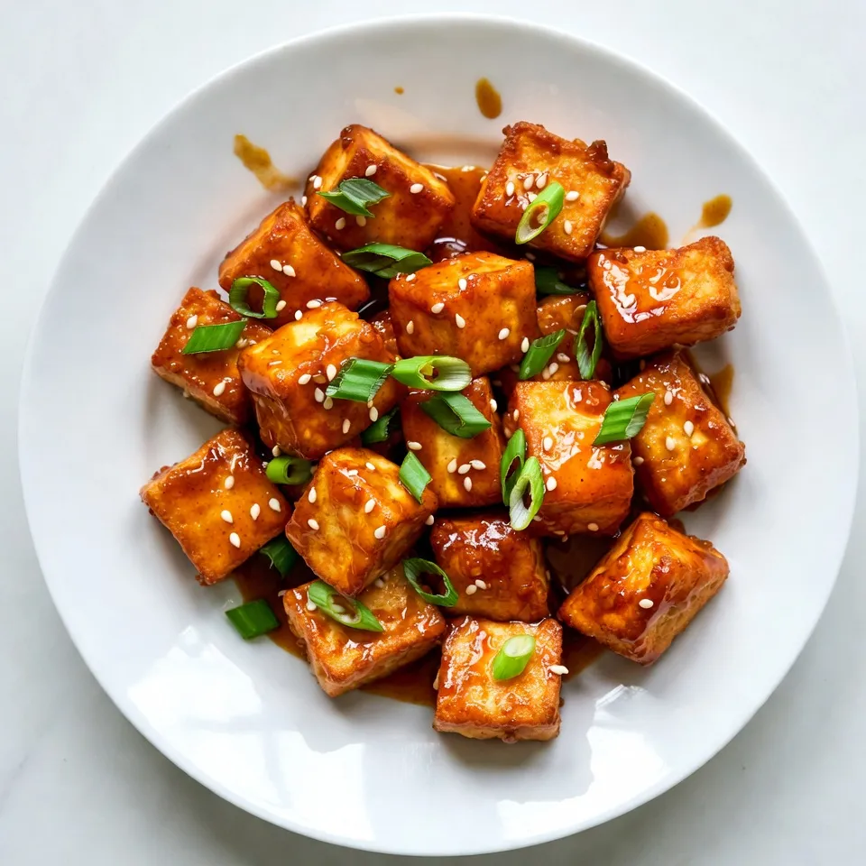 Spicy Honey Garlic Tofu Bites Flavorful Vegan Treat